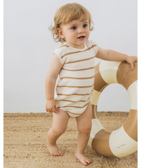 Calcetines antideslizantes beige bebé niña Okaïdi & Obaïbi